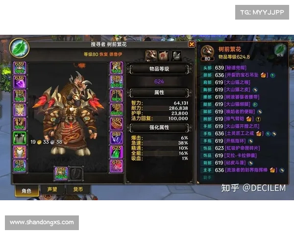 魔兽世界80级奶德装备选择攻略 魔兽世界80级奶德装备选择攻略